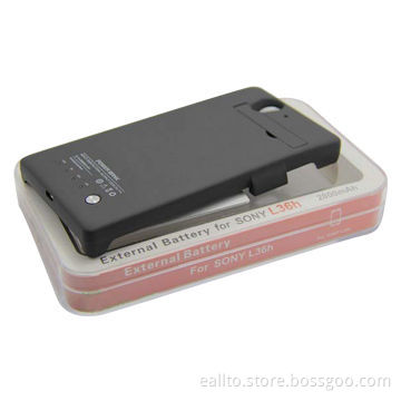 Backup Battery Case for Sony Xperia Z with 5V DC/0.5A Output, Measures 146 x 74 x 18mm